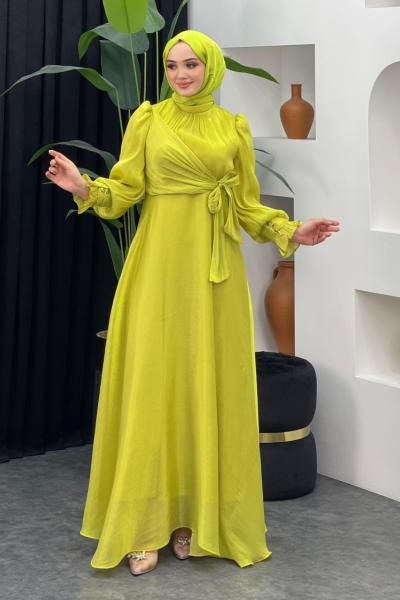 Şanlı Janjan Abiye Yağ Yeşili