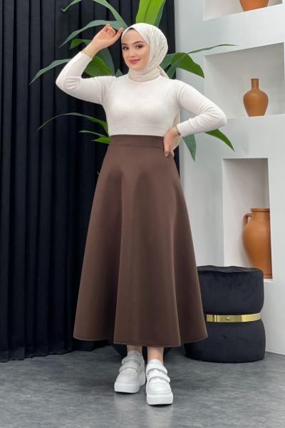 Scuba Dalgıç Etek Acı Kahve