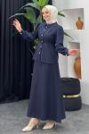 Şeyda Etekli Takım Lacivert