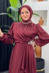 Sindirella Abiye Bordo