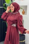 Sindirella Abiye Bordo