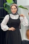 Sülfür Gabardin Jile Siyah