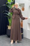 Yaren Etekli Takım Kahverengi